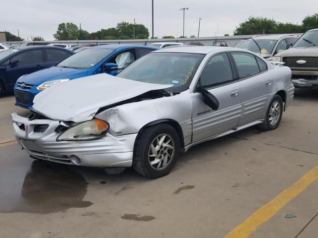 1G2NF52E71M537974 - 2001 PONTIAC GRAND AM S Gümüş foto 2