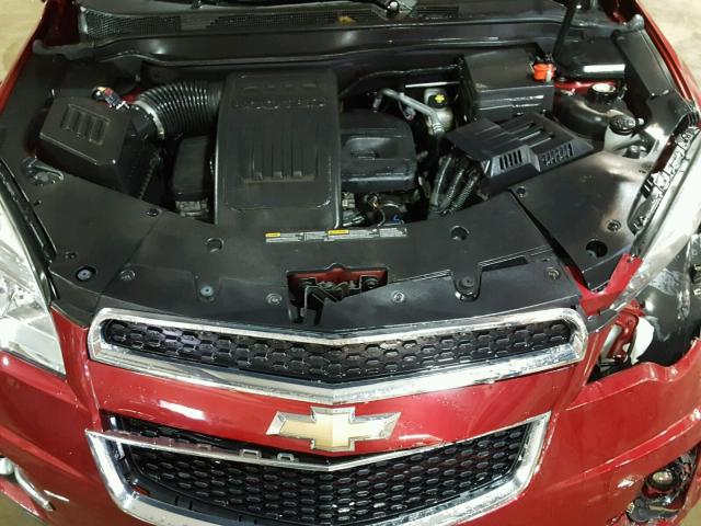 2GNFLGEK6E6334351 - 2014 CHEVROLET EQUINOX LT RED photo 7