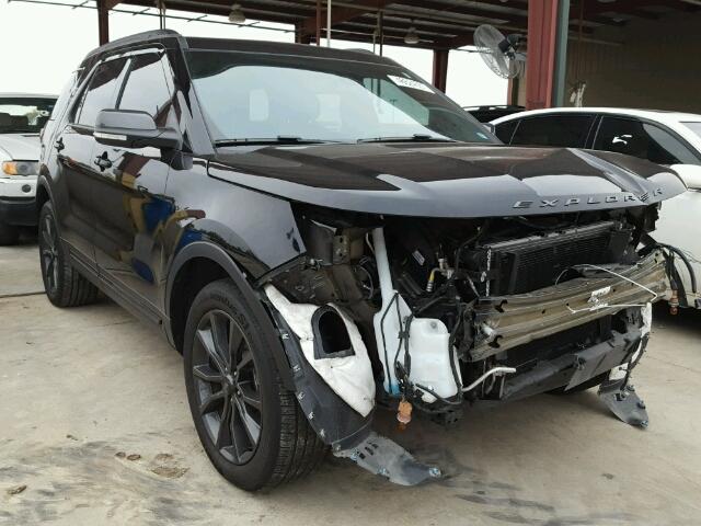 1FM5K7D80HGC31326 - 2017 FORD EXPLORER X BLACK photo 1