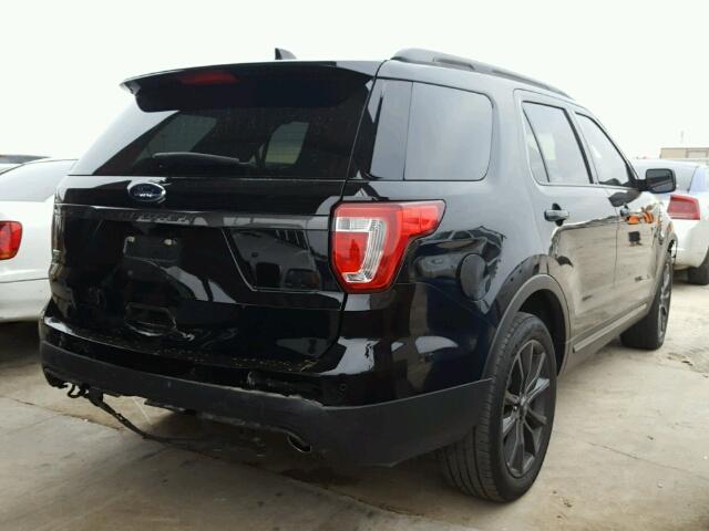 1FM5K7D80HGC31326 - 2017 FORD EXPLORER X BLACK photo 4