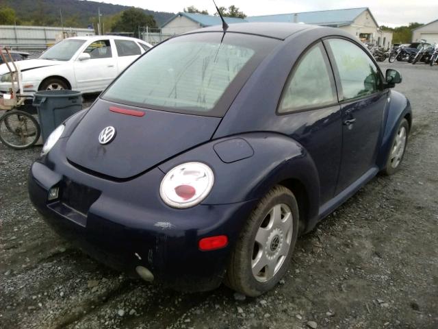 3VWCC21C7XM445168 - 1999 VOLKSWAGEN NEW BEETLE Mavi foto 4
