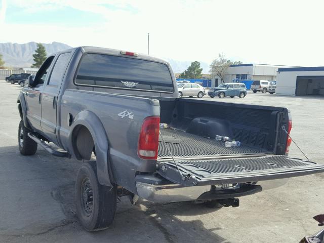 1FTNW21L43EB76985 - 2003 FORD F250 SUPER GRAY photo 3