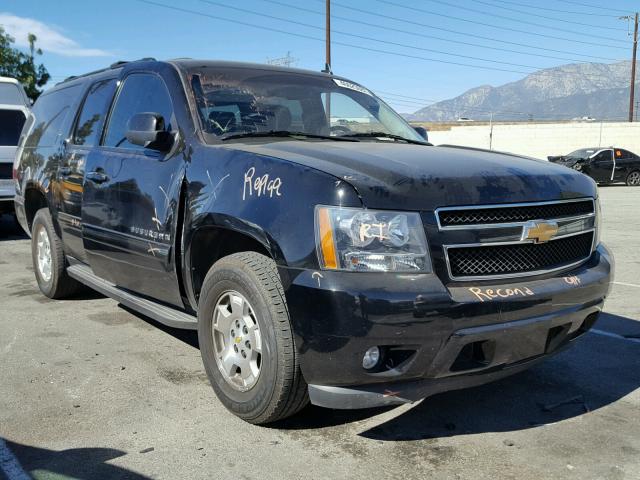 1GNSCJE01CR147563 - 2012 CHEVROLET SUBURBAN C BLACK photo 1