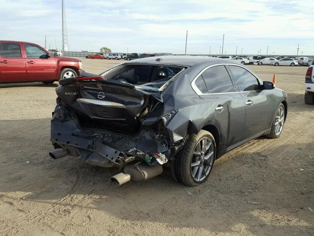 1N4AA5AP4BC816484 - 2011 NISSAN MAXIMA S GRAY photo 4