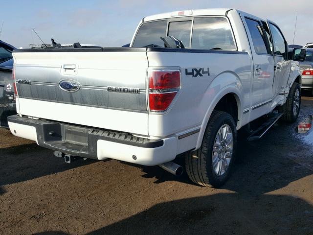 1FTFW1ETXDFC19780 - 2013 FORD F150 WHITE photo 4