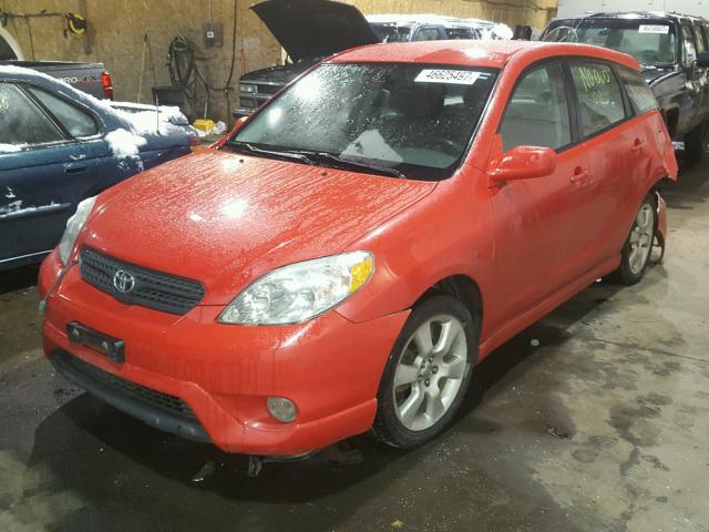 2T1KR32E65C481474 - 2005 TOYOTA COROLLA MA RED photo 2