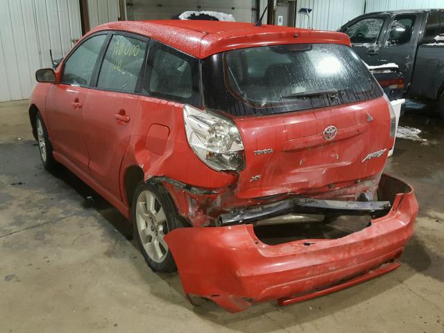 2T1KR32E65C481474 - 2005 TOYOTA COROLLA MA RED photo 3