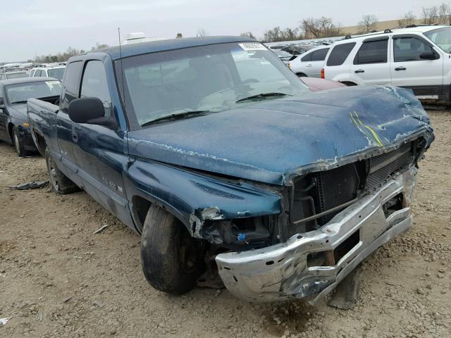 3B7HC12Y0XG138520 - 1999 DODGE RAM 1500 GREEN photo 1