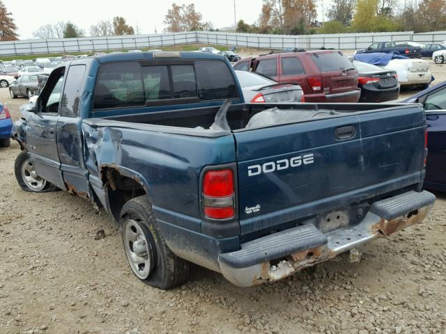 3B7HC12Y0XG138520 - 1999 DODGE RAM 1500 GREEN photo 3