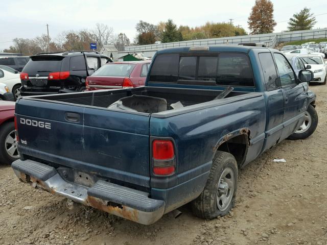 3B7HC12Y0XG138520 - 1999 DODGE RAM 1500 GREEN photo 4