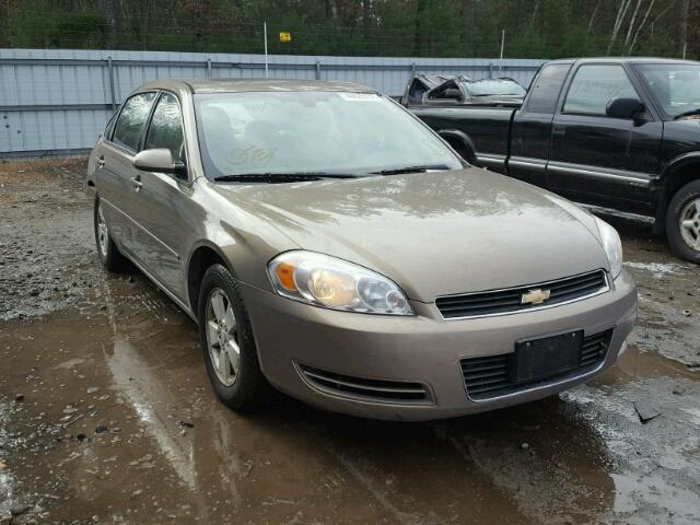 2G1WT58N979251879 - 2007 CHEVROLET IMPALA LT TAN photo 1