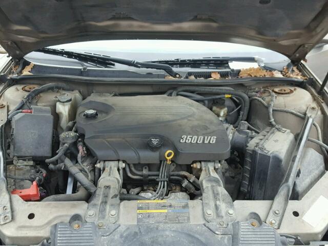 2G1WT58N979251879 - 2007 CHEVROLET IMPALA LT TAN photo 7