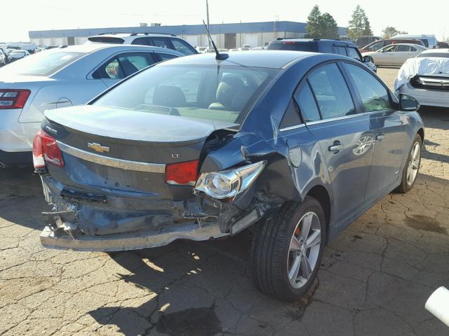 1G1PG5SC7C7236325 - 2012 CHEVROLET CRUZE LT BLUE photo 4