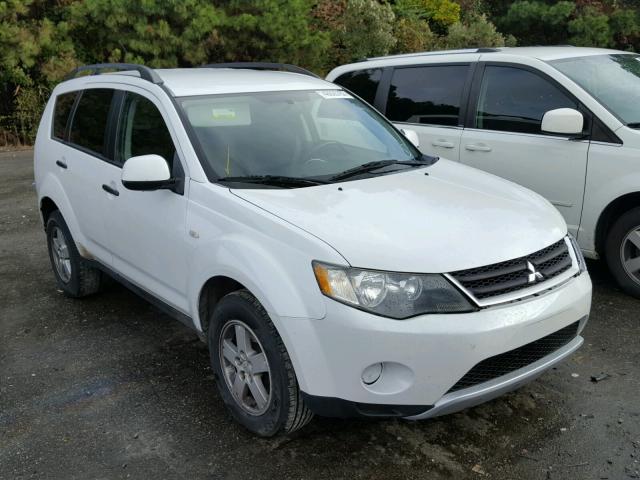 JA4MS31X87Z007948 - 2007 MITSUBISHI OUTLANDER WHITE photo 1