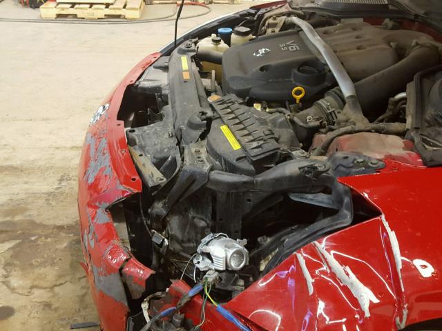 JN1AZ36A54T004175 - 2004 NISSAN 350Z ROADS RED photo 9