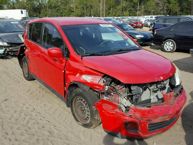 3N1BC13E67L384525 - 2007 NISSAN VERSA S RED photo 1