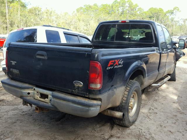 1FTNX21P33ED62176 - 2003 FORD F250 SUPER BLACK photo 4