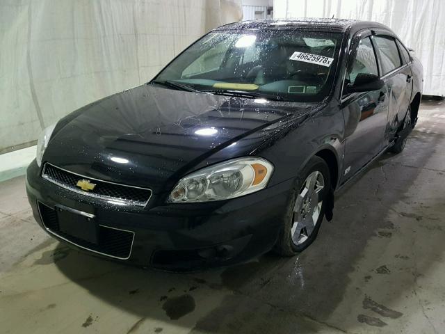 2G1WD58C889255614 - 2008 CHEVROLET IMPALA SUP 黑色 照片 2