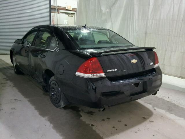 2G1WD58C889255614 - 2008 CHEVROLET IMPALA SUP 黑色 照片 3