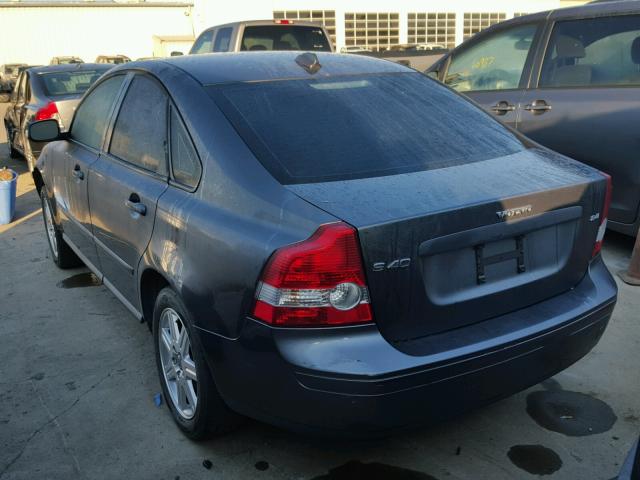 YV1MS390072316684 - 2007 VOLVO S40 2.4I GRAY photo 3