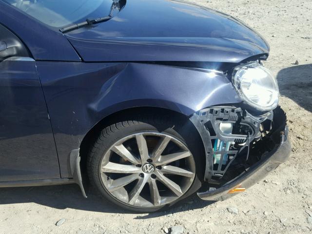 WVWDA71F57V019201 - 2007 VOLKSWAGEN EOS 2.0T S 蓝色 照片 9