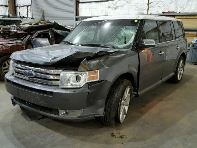 2FMHK6DT6ABB06095 - 2010 FORD FLEX LIMIT SILVER photo 2