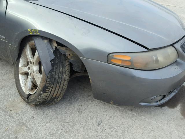 1G2HZ54Y05U117393 - 2005 PONTIAC BONNEVILLE GRAY photo 9