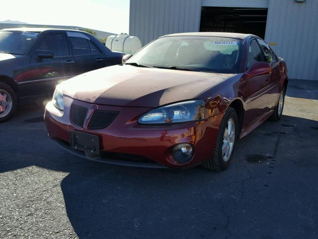 2G2WP582471201475 - 2007 PONTIAC GRAND PRIX MAROON photo 2