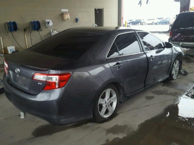 4T1BF1FK0EU824100 - 2014 TOYOTA CAMRY L CHARCOAL photo 4