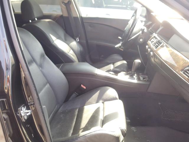 WBANB33554B112017 - 2004 BMW 545 I BLACK photo 5