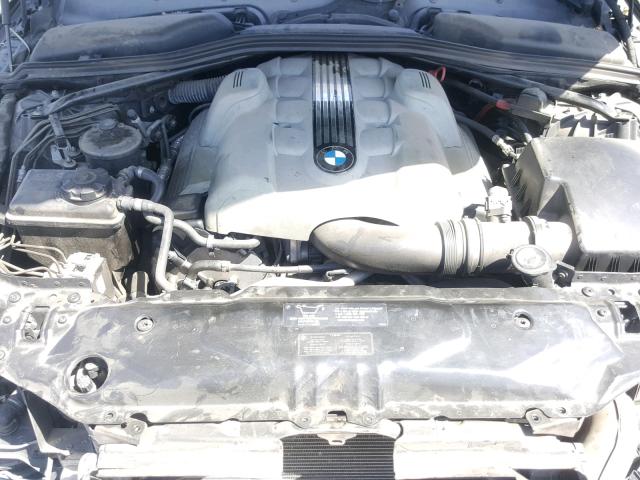 WBANB33554B112017 - 2004 BMW 545 I BLACK photo 7