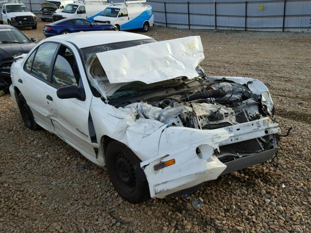 1G2JB524817305755 - 2001 PONTIAC SUNFIRE SE WHITE photo 1