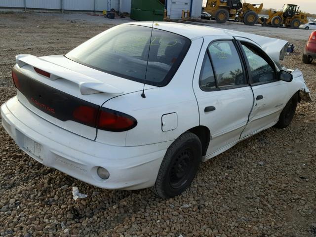 1G2JB524817305755 - 2001 PONTIAC SUNFIRE SE WHITE photo 4