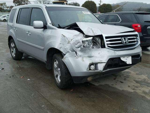 5FNYF3H58CB026287 - 2012 HONDA PILOT EXL SILVER photo 1