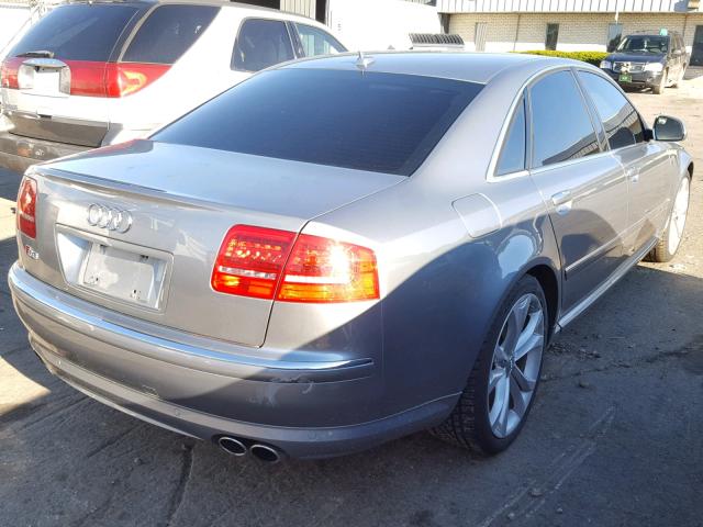 WAUPN94E19N006025 - 2009 AUDI S8 QUATTRO GRAY photo 4