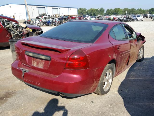 2G2WP552561152743 - 2006 PONTIAC GRAND PRIX 栗色 照片 4