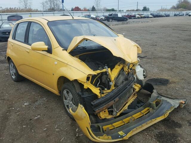 KL1TD66658B166392 - 2008 CHEVROLET AVEO BASE GOLD photo 1