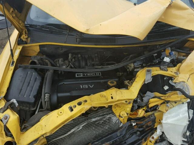 KL1TD66658B166392 - 2008 CHEVROLET AVEO BASE GOLD photo 7