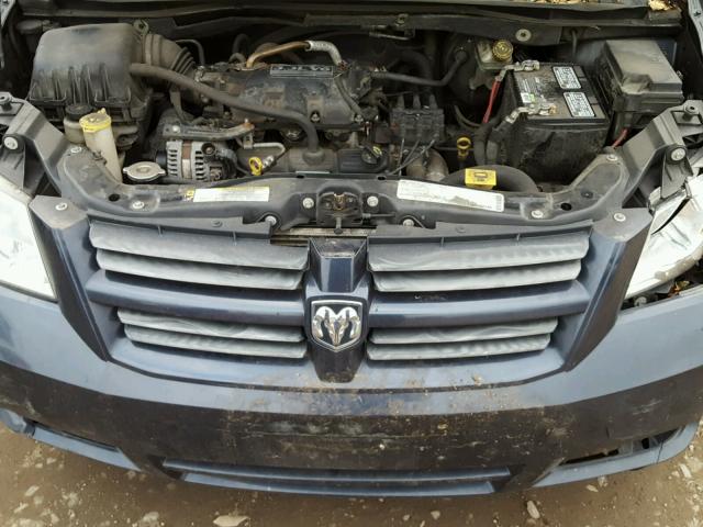 1D8HN44E89B501657 - 2009 DODGE GRAND CARA BLUE photo 7