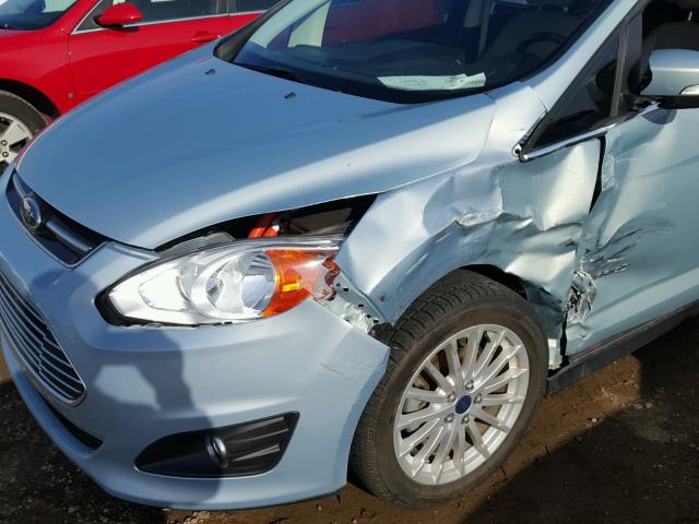 1FADP5BU1DL535844 - 2013 FORD C-MAX SEL GREEN photo 10