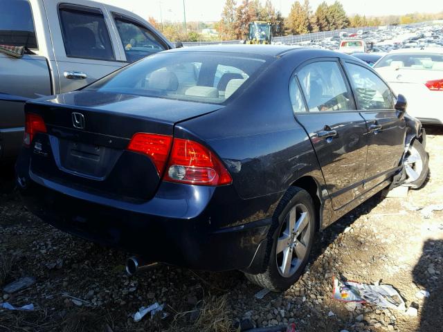 1HGFA16887L091183 - 2007 HONDA CIVIC EX BLUE photo 4