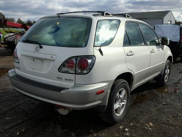 JTJHF10U110218392 - 2001 LEXUS RX WHITE photo 4