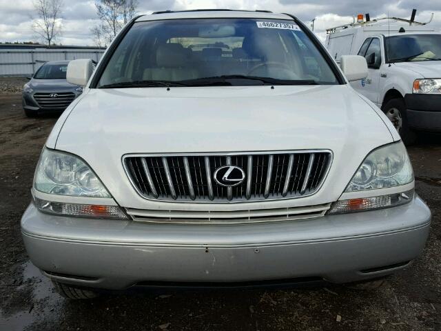 JTJHF10U110218392 - 2001 LEXUS RX WHITE photo 9