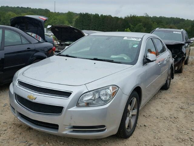 1G1ZC5EU5CF289782 - 2012 CHEVROLET MALIBU 1LT ვერცხლისფერი ფოტო 2