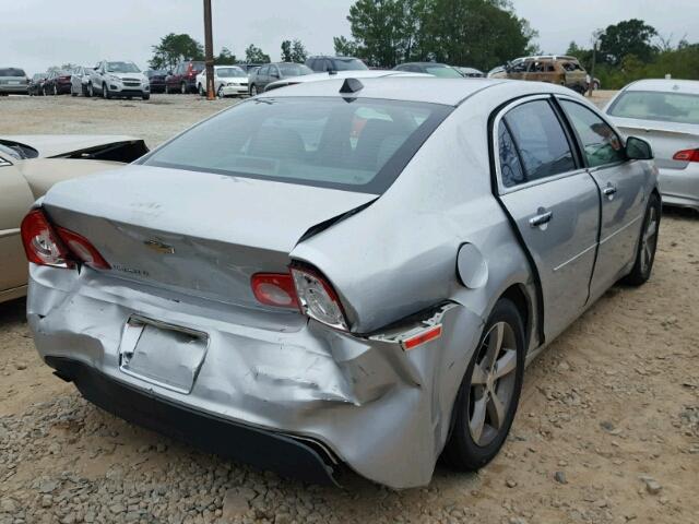 1G1ZC5EU5CF289782 - 2012 CHEVROLET MALIBU 1LT ვერცხლისფერი ფოტო 4
