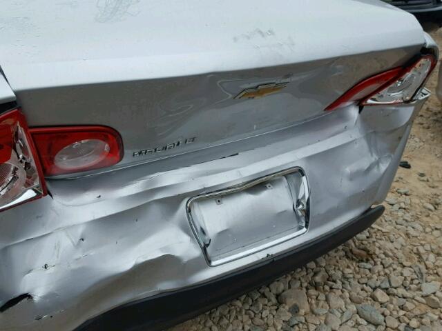 1G1ZC5EU5CF289782 - 2012 CHEVROLET MALIBU 1LT ვერცხლისფერი ფოტო 9
