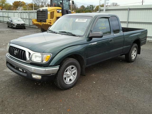 5TEVL52N64Z366683 - 2004 TOYOTA TACOMA GREEN photo 2