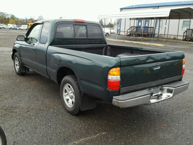 5TEVL52N64Z366683 - 2004 TOYOTA TACOMA GREEN photo 3