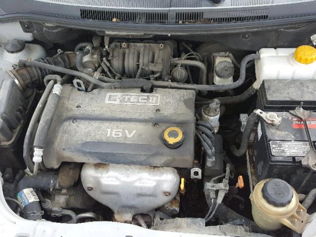 KL1TG56638B121016 - 2008 CHEVROLET AVEO LT SILVER photo 7