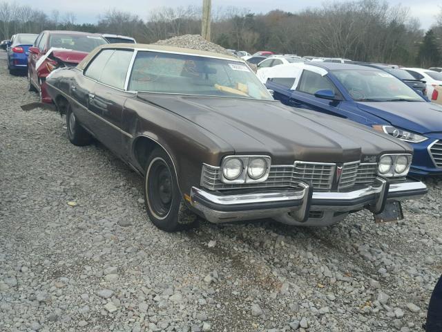 2P49W3P207145 - 1973 PONTIAC GRANDVILLE BROWN photo 1